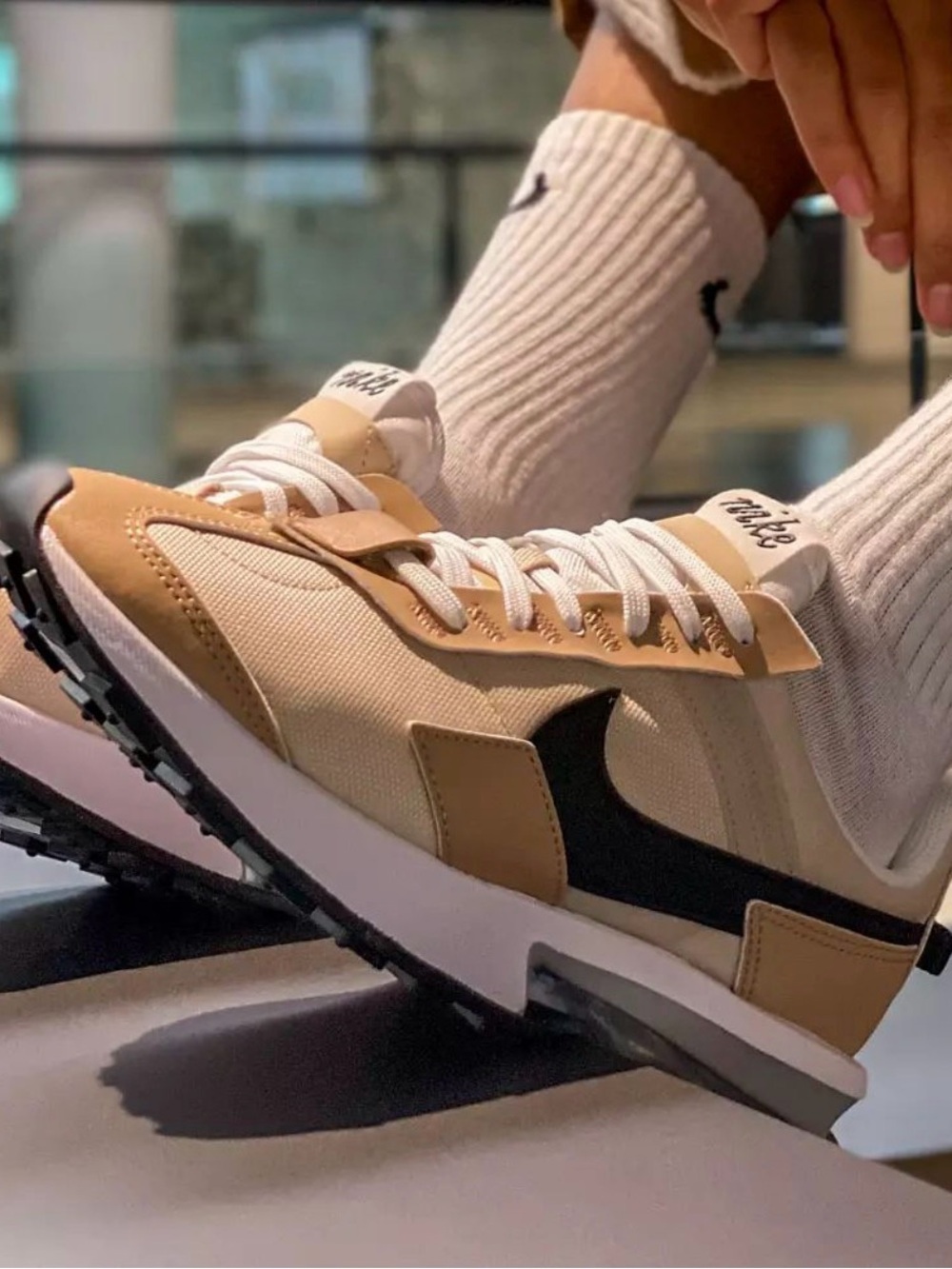 NIKE | Air Max Pre-Day Shoes in Oatmeal, size Womenโs 7